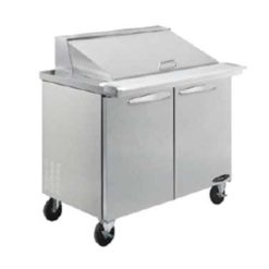 KOOL-IT KSTM-36-2 Mega Top Sandwich/Salad Prep Unit-Two Section 9.5 cu.ft Capacity-33-40? F Temperature Range